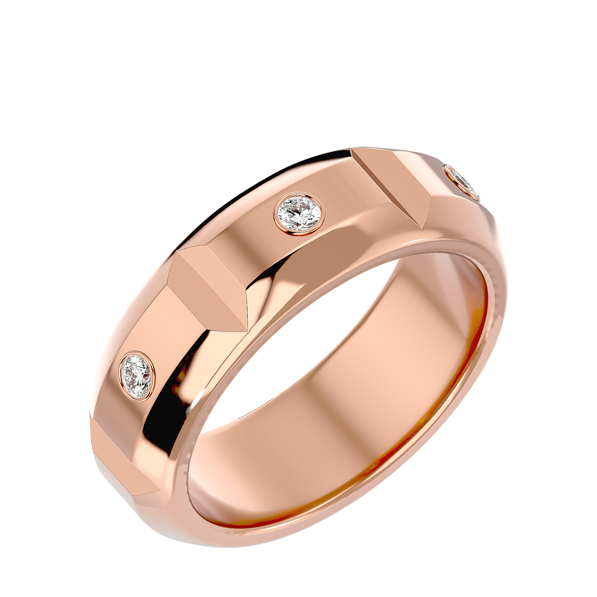 Gabriella Mens Studded  Band