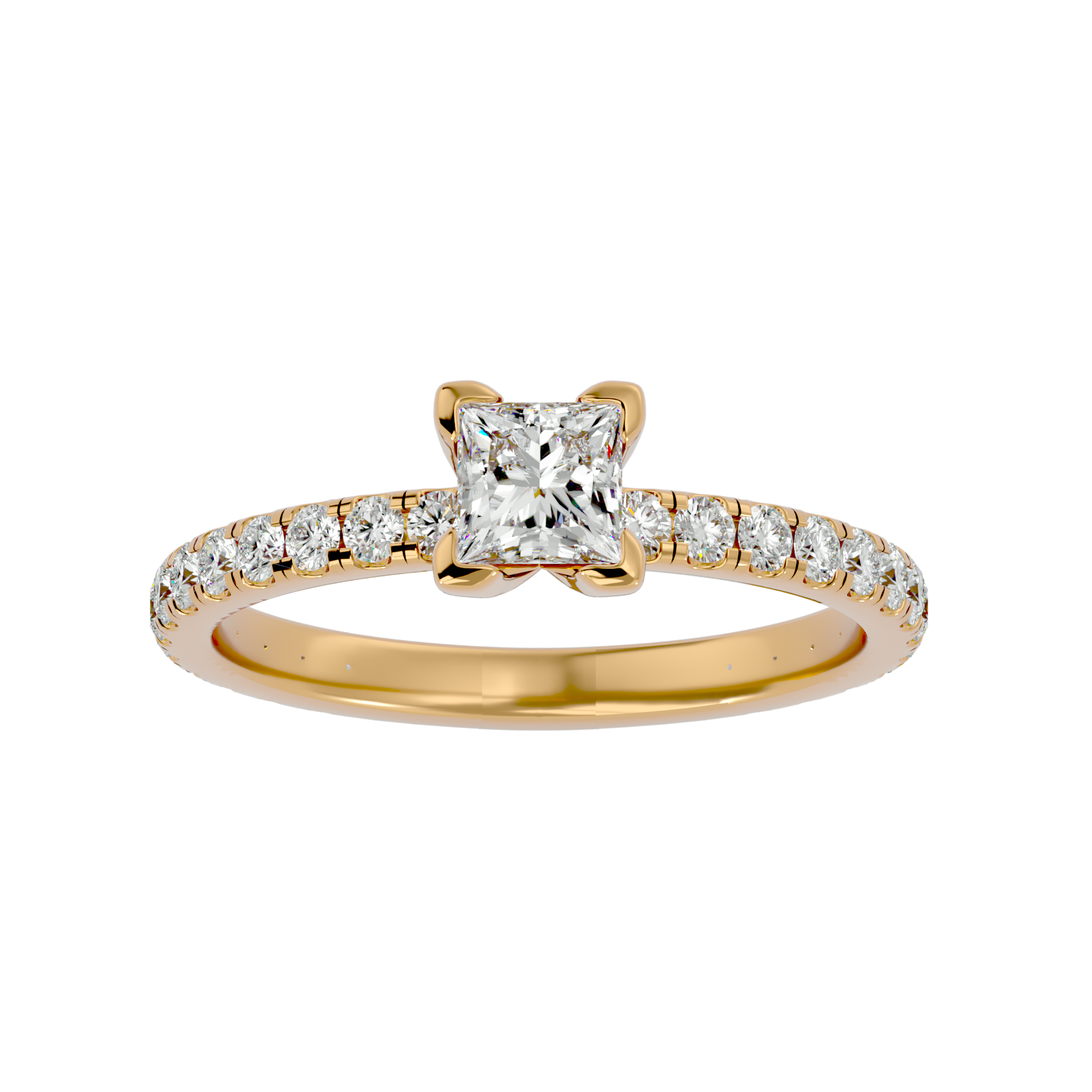 Daisy Solitaire Ring