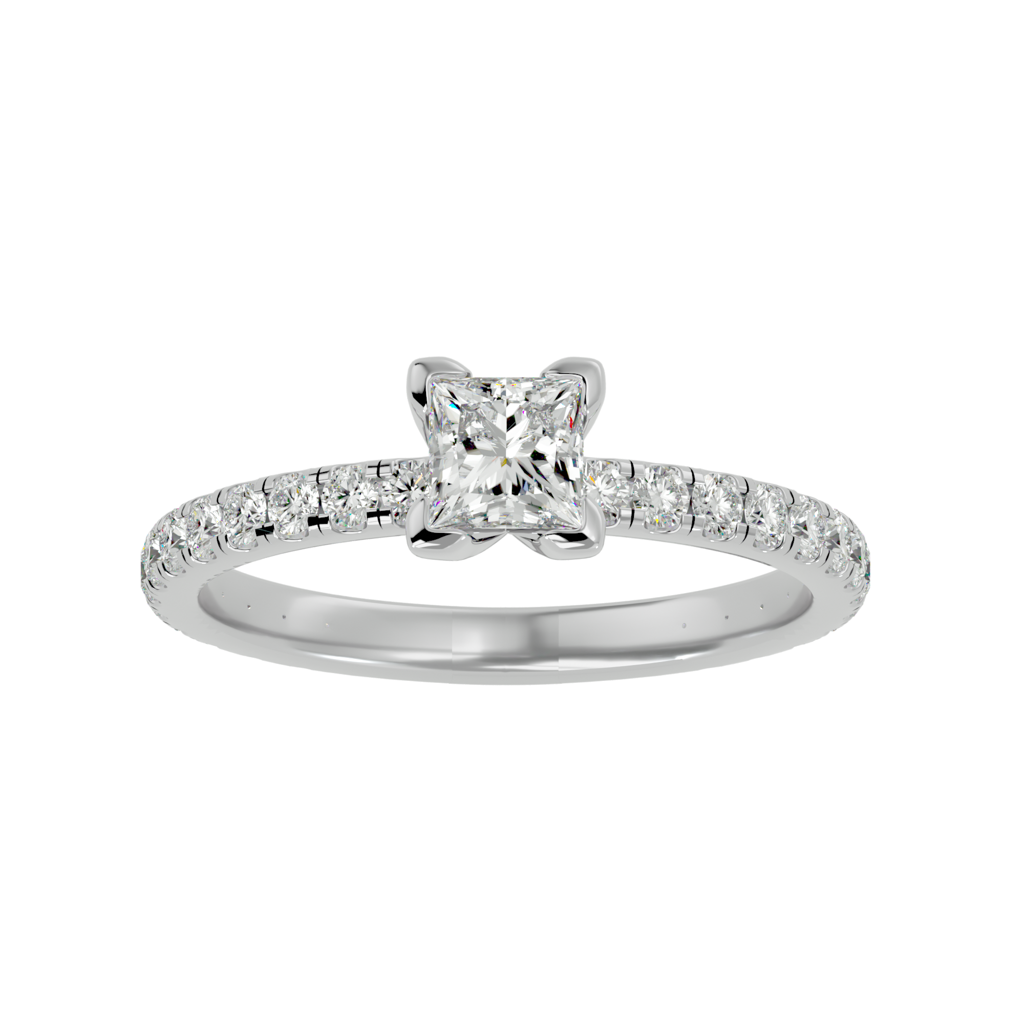 Daisy Solitaire Ring
