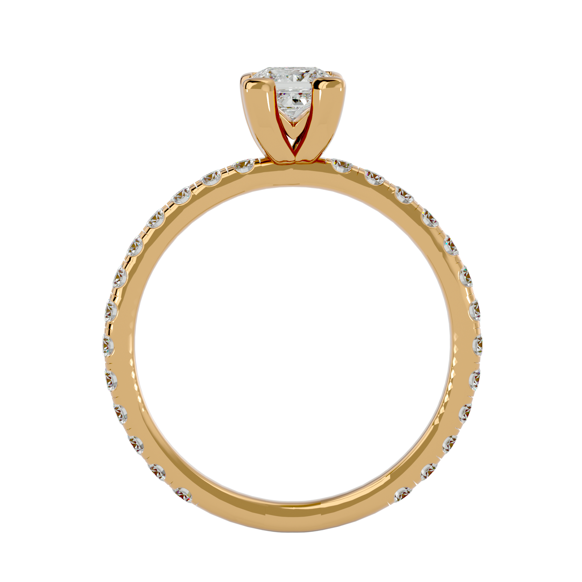 Daisy Solitaire Ring