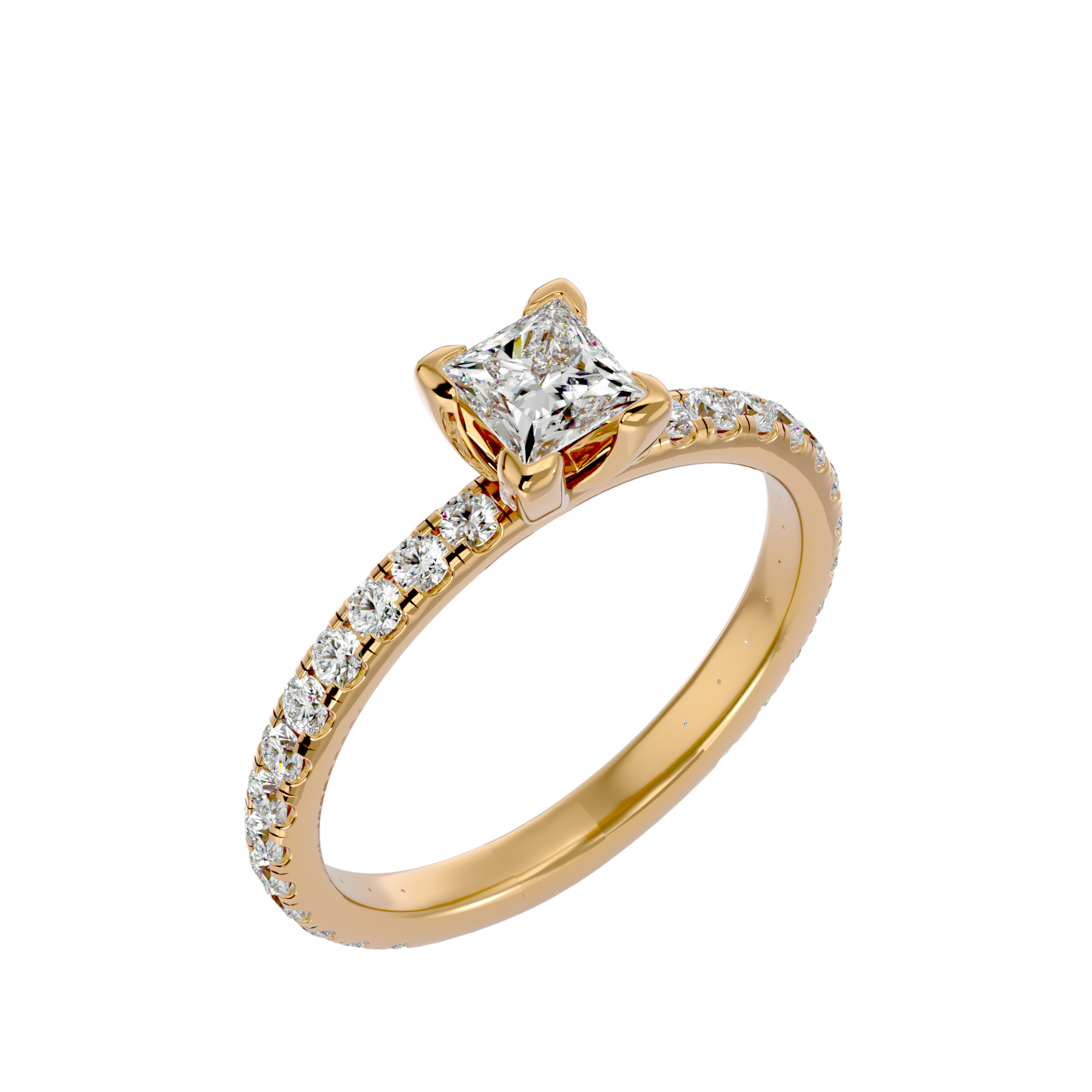 Daisy Solitaire Ring