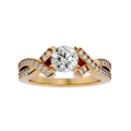 Zephyr Solitaire Ring