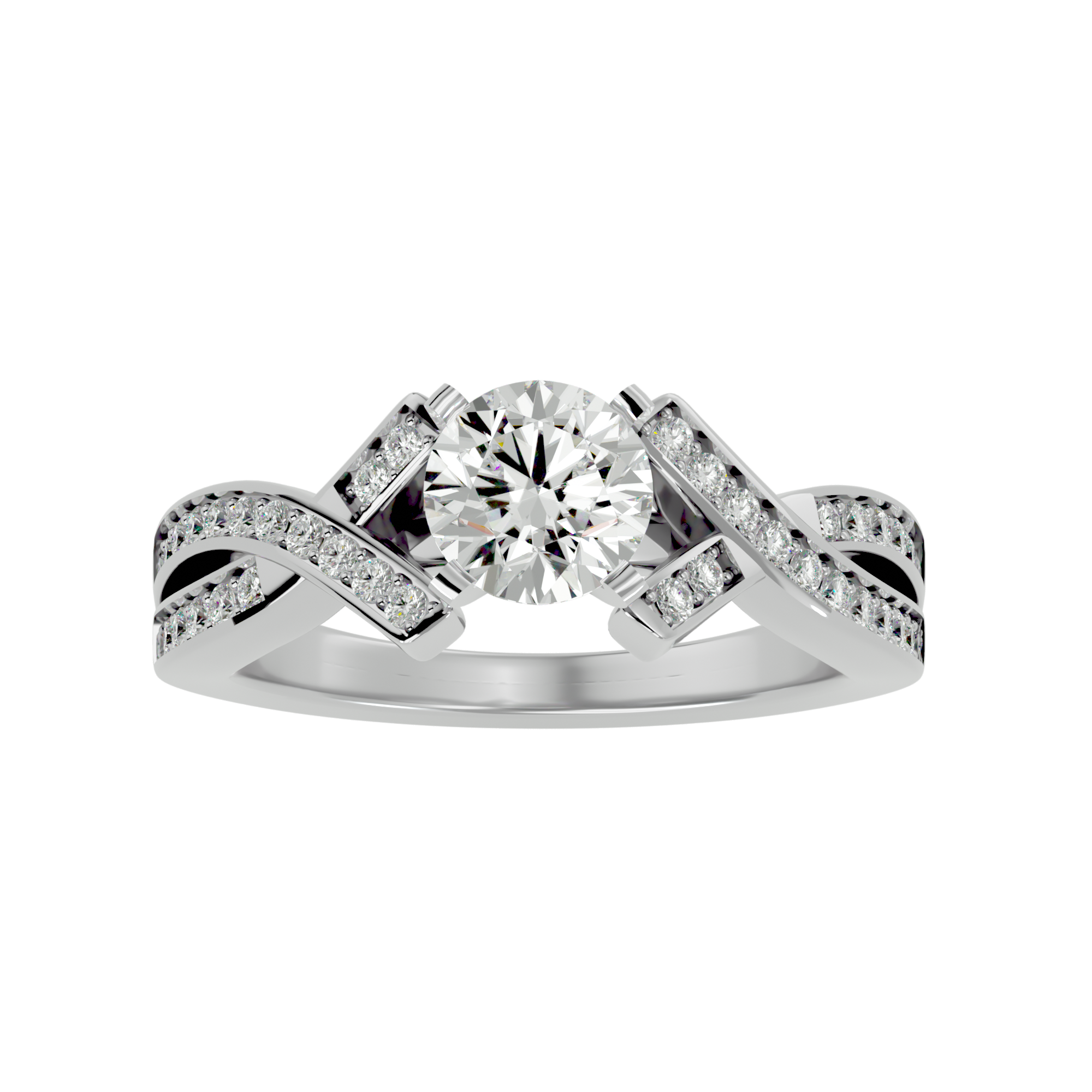Zephyr Solitaire Ring