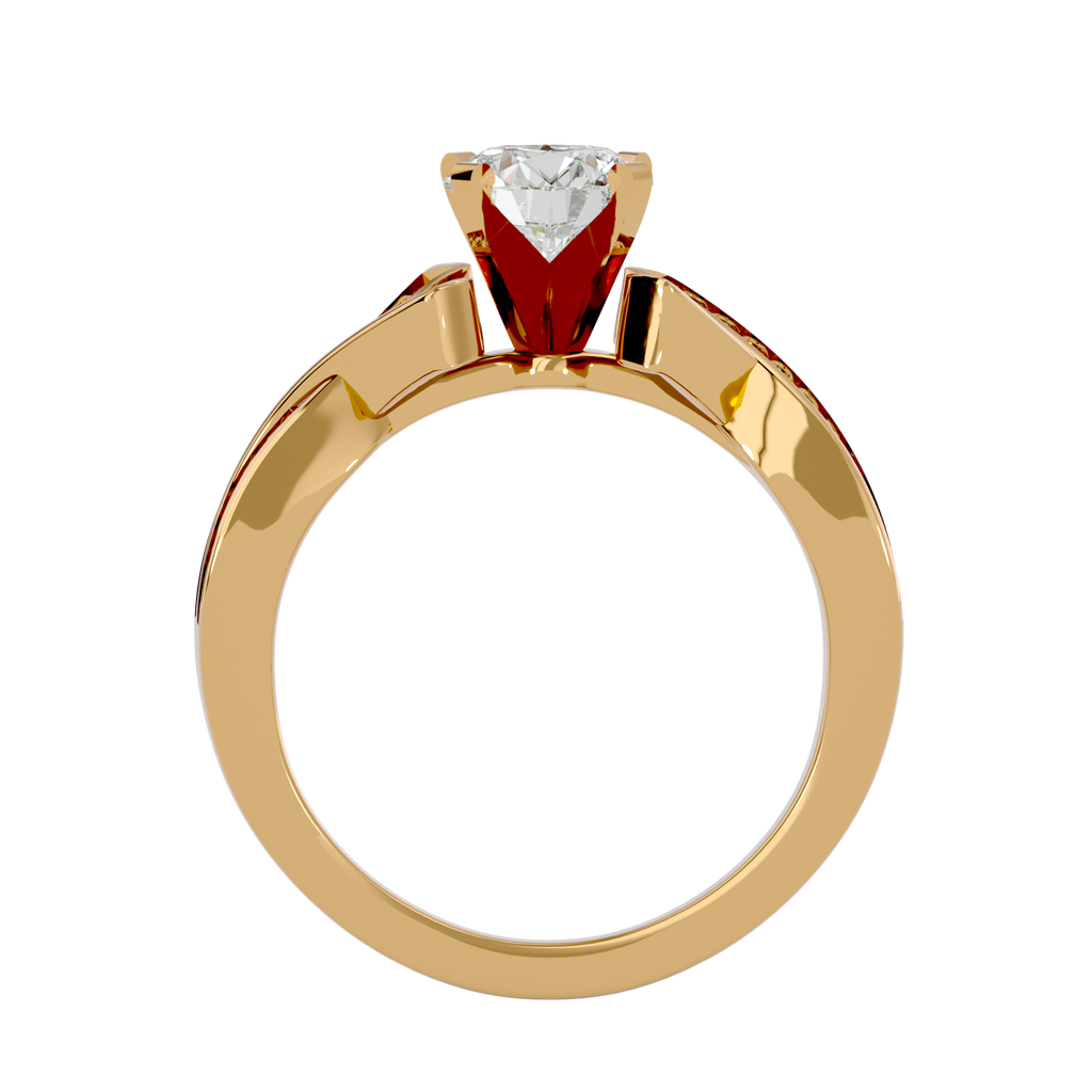 Zephyr Solitaire Ring