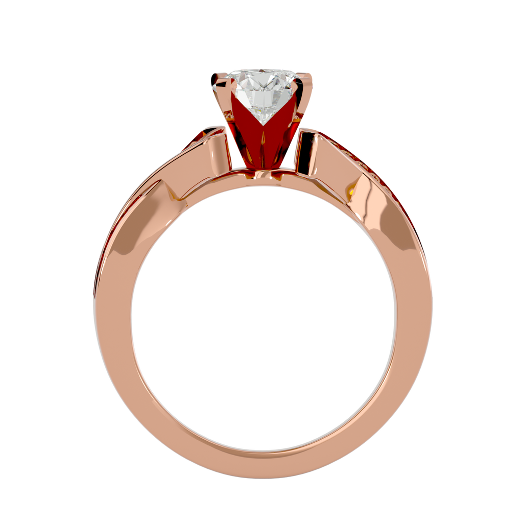 Zephyr Solitaire Ring