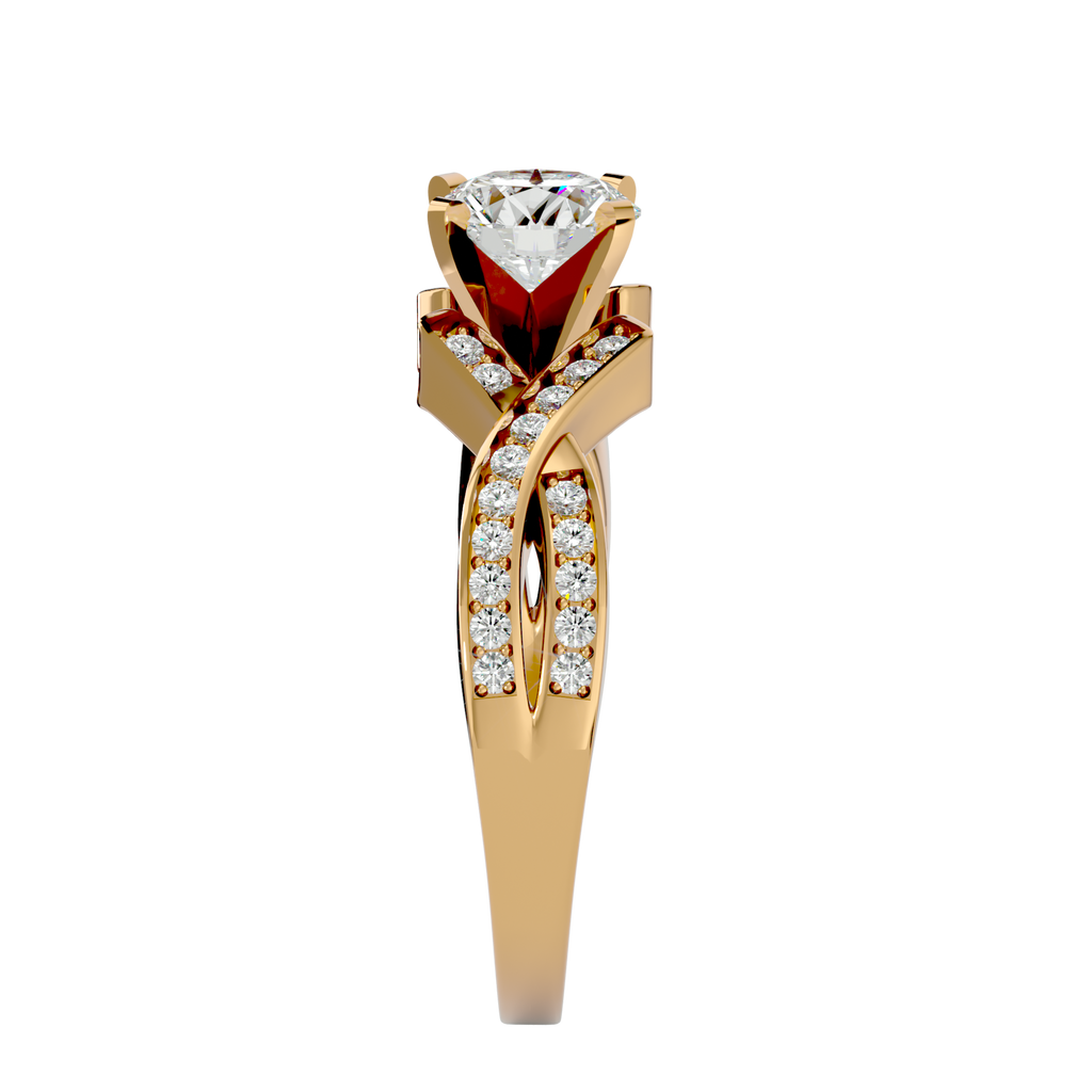 Zephyr Solitaire Ring