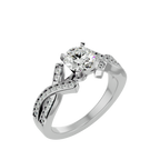Zephyr Solitaire Ring