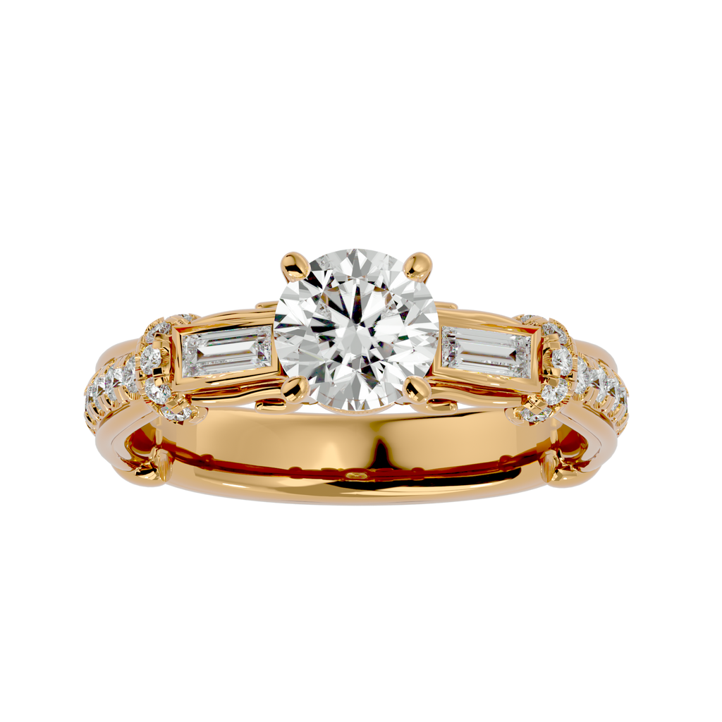 Luna Three Stone Ring