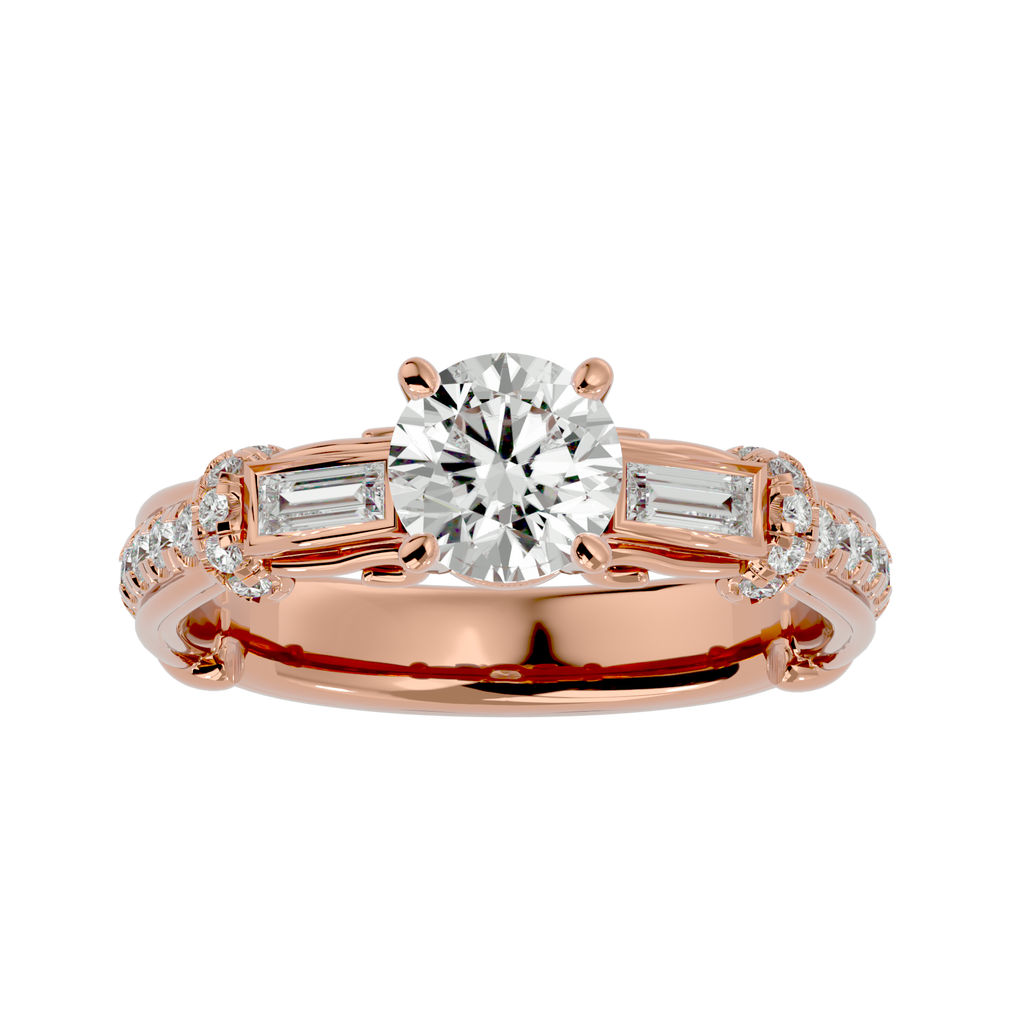 Luna Three Stone Ring