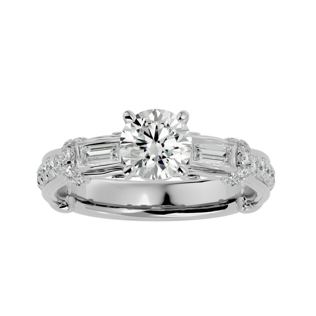 Luna Three Stone Ring