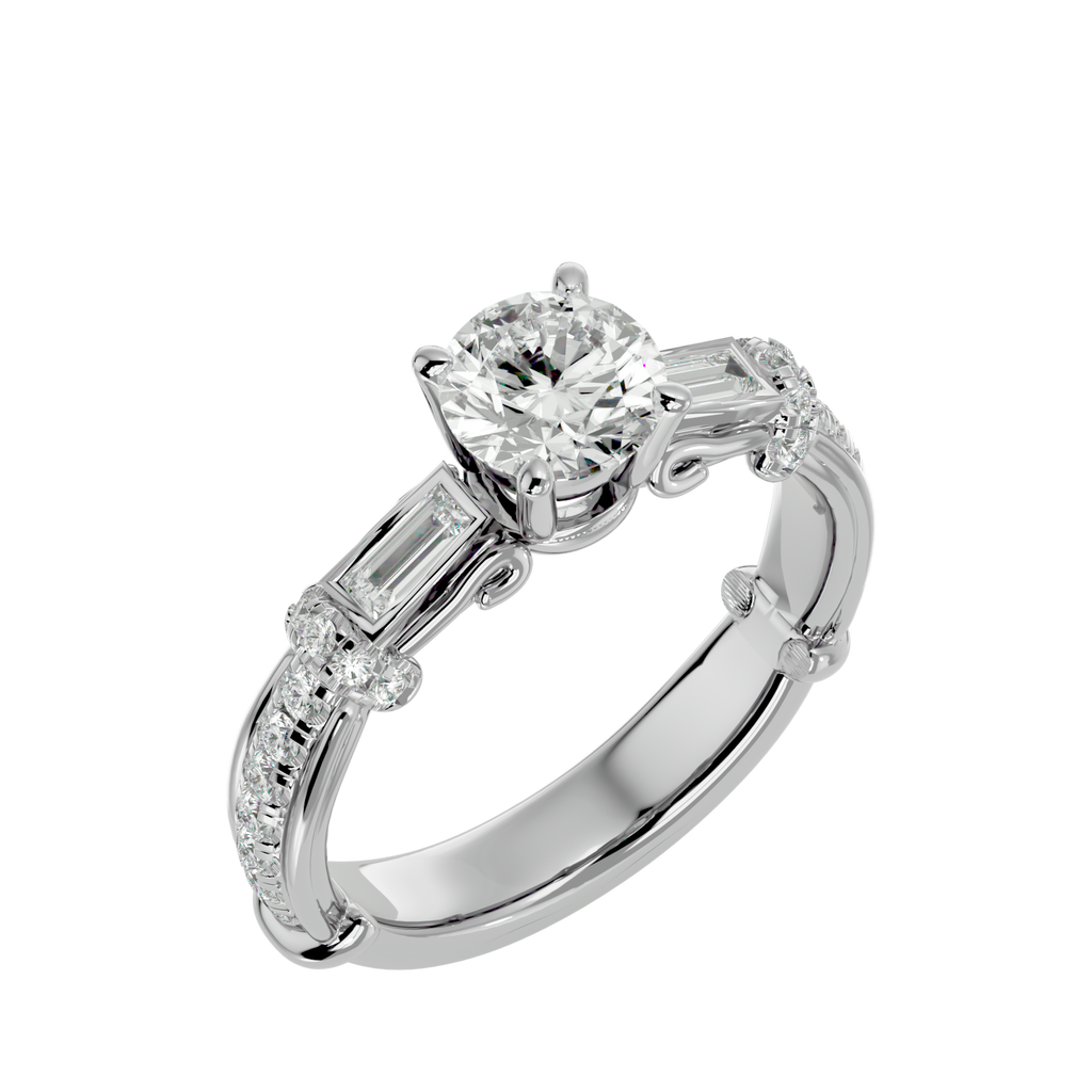 Luna Three Stone Ring