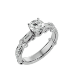 Luna Three Stone Ring