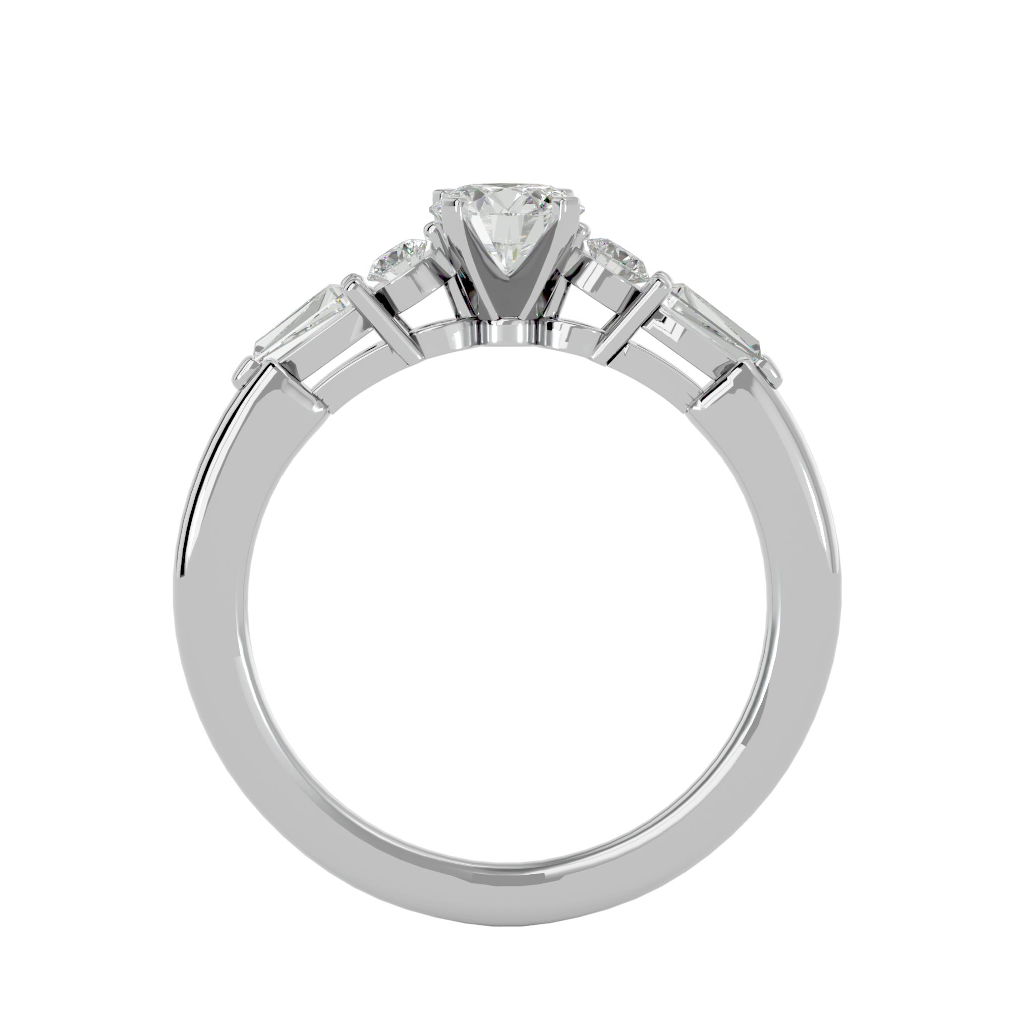 Arista Solitaire Ring