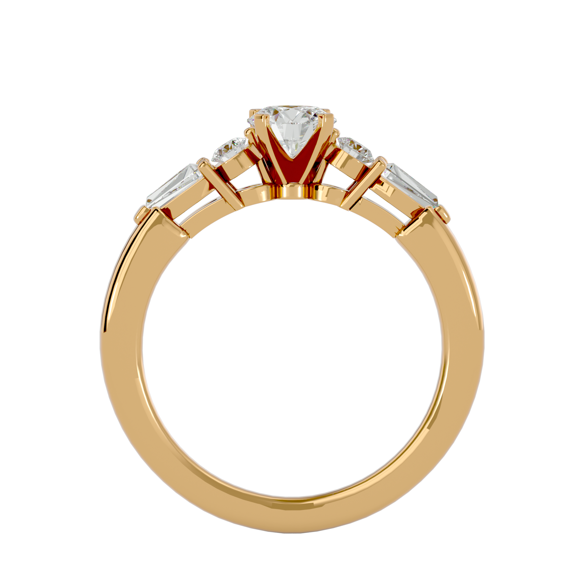 Arista Solitaire Ring