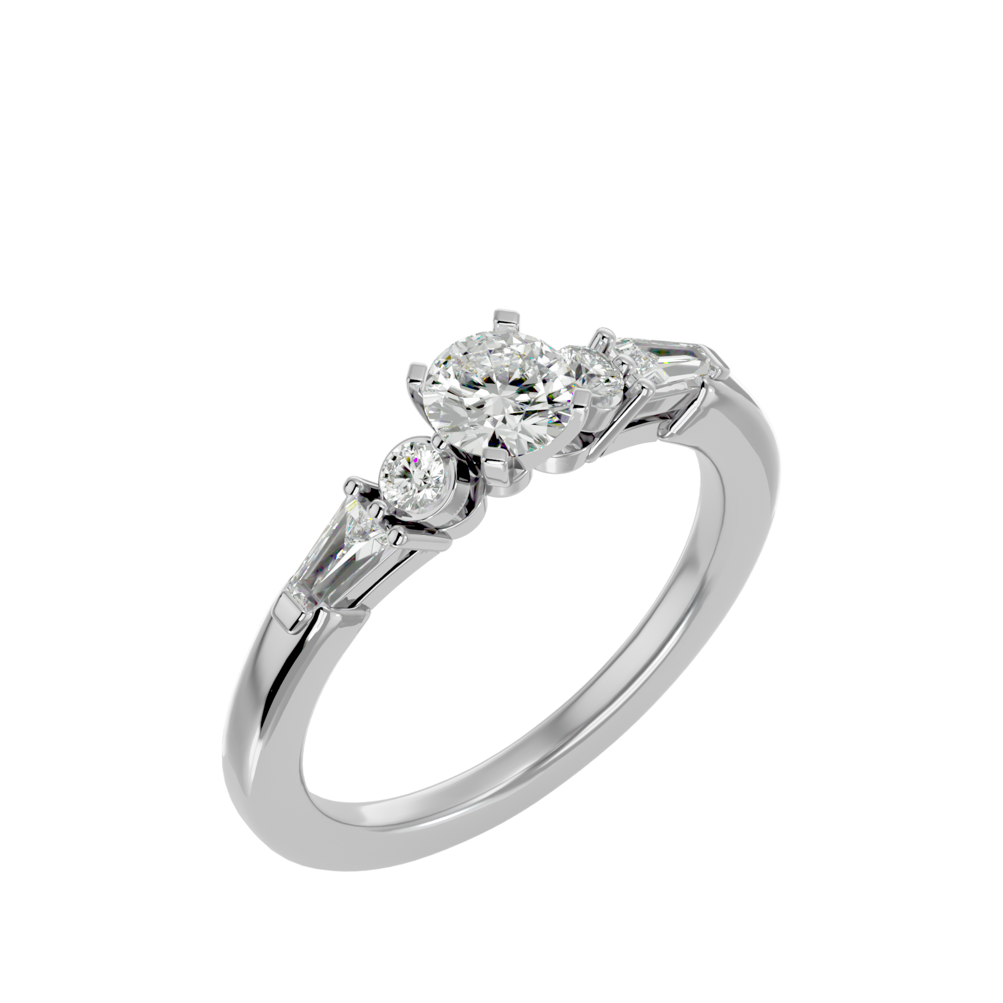 Arista Solitaire Ring