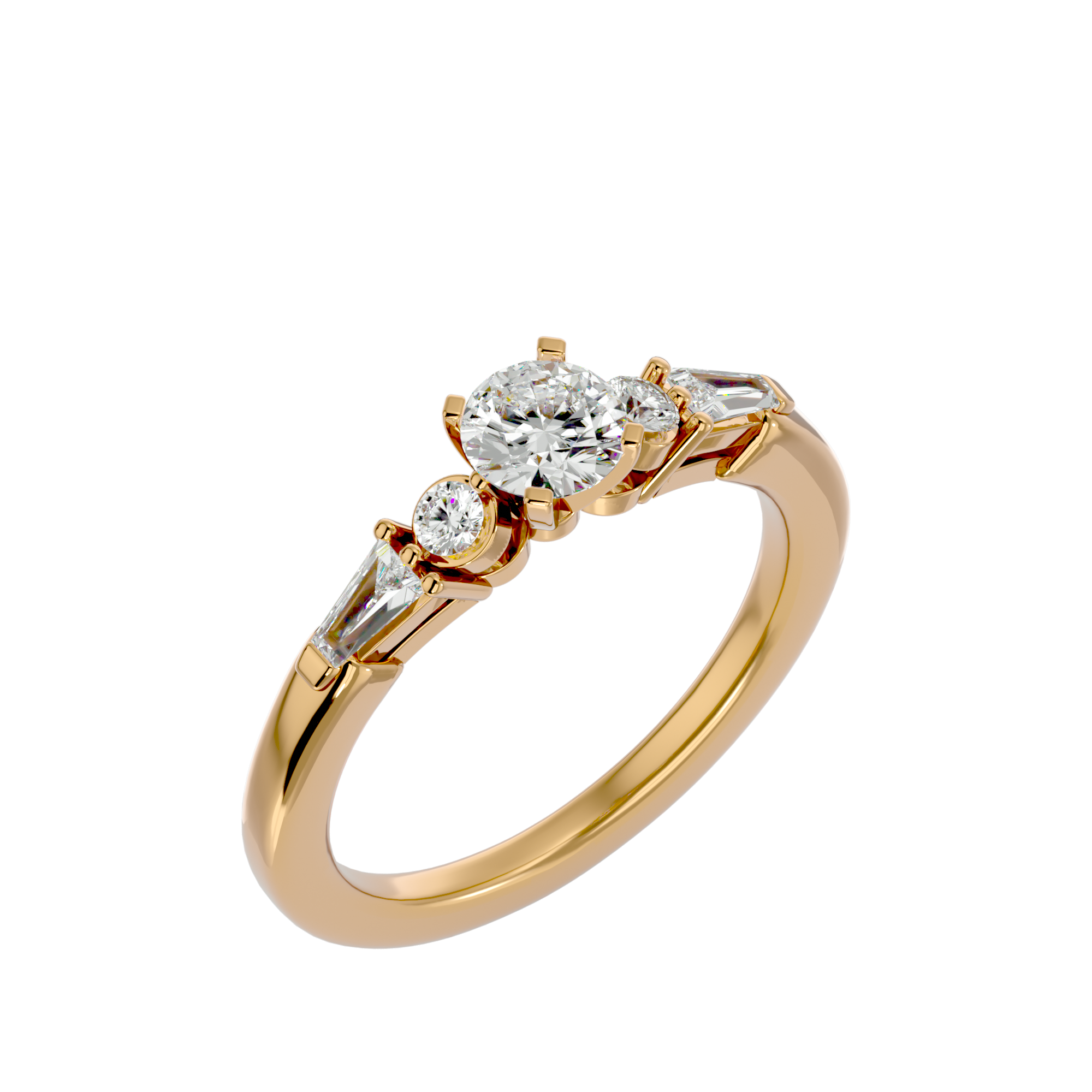 Arista Solitaire Ring