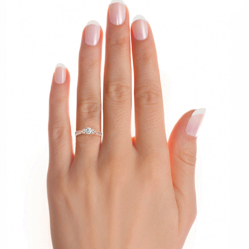 Zoey Solitaire Ring