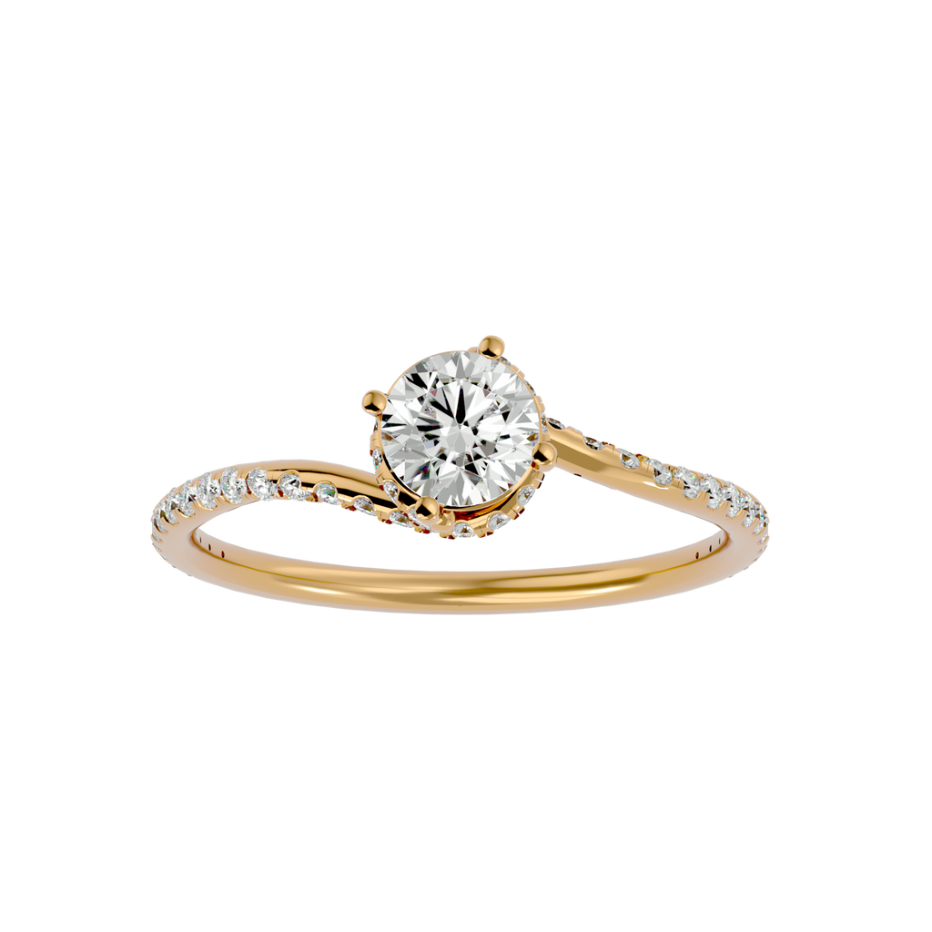 Aura Solitaire Ring