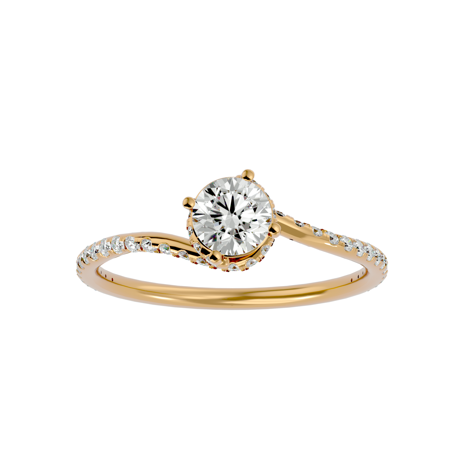 Aura Solitaire Ring