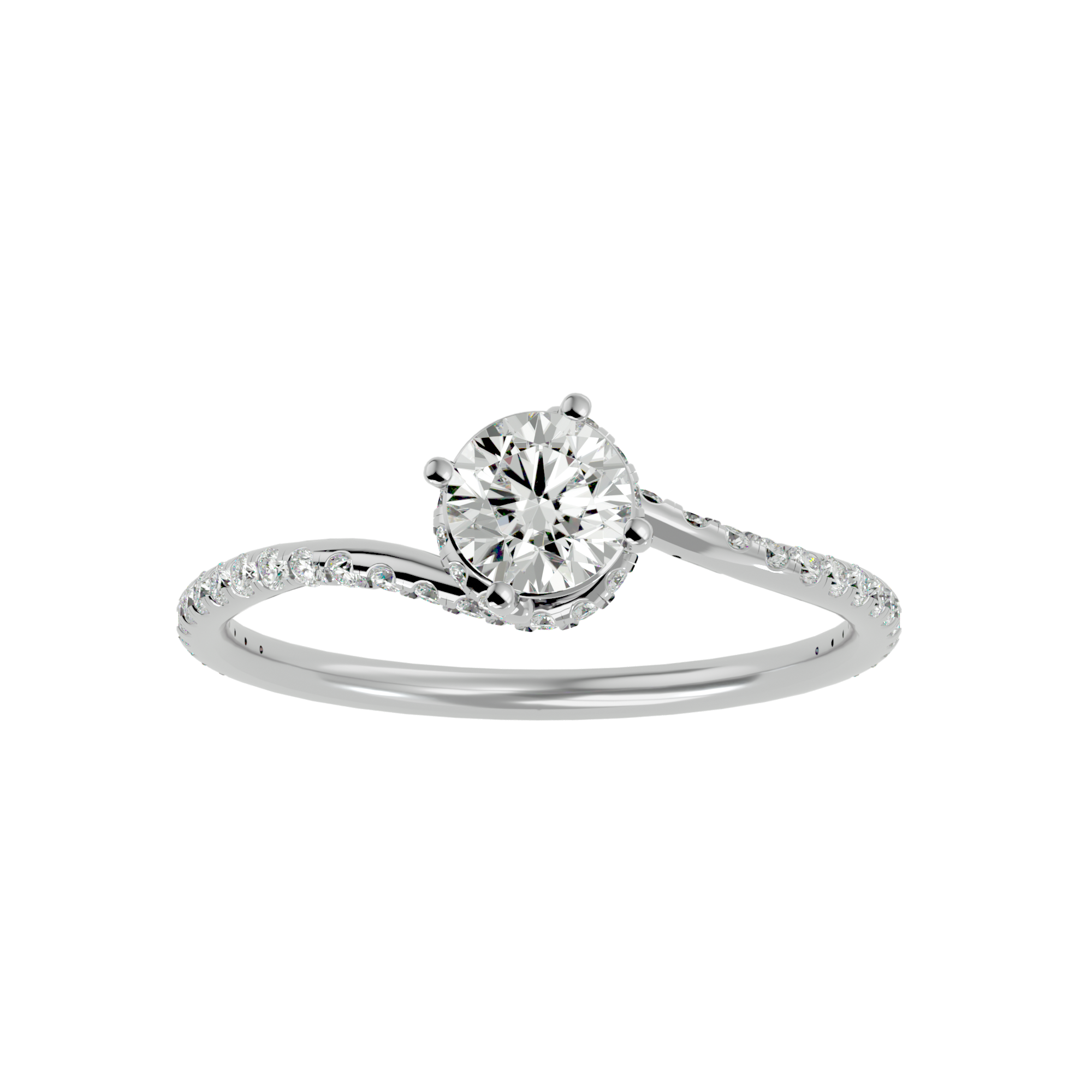 Aura Solitaire Ring