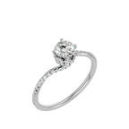 Aura Solitaire Ring
