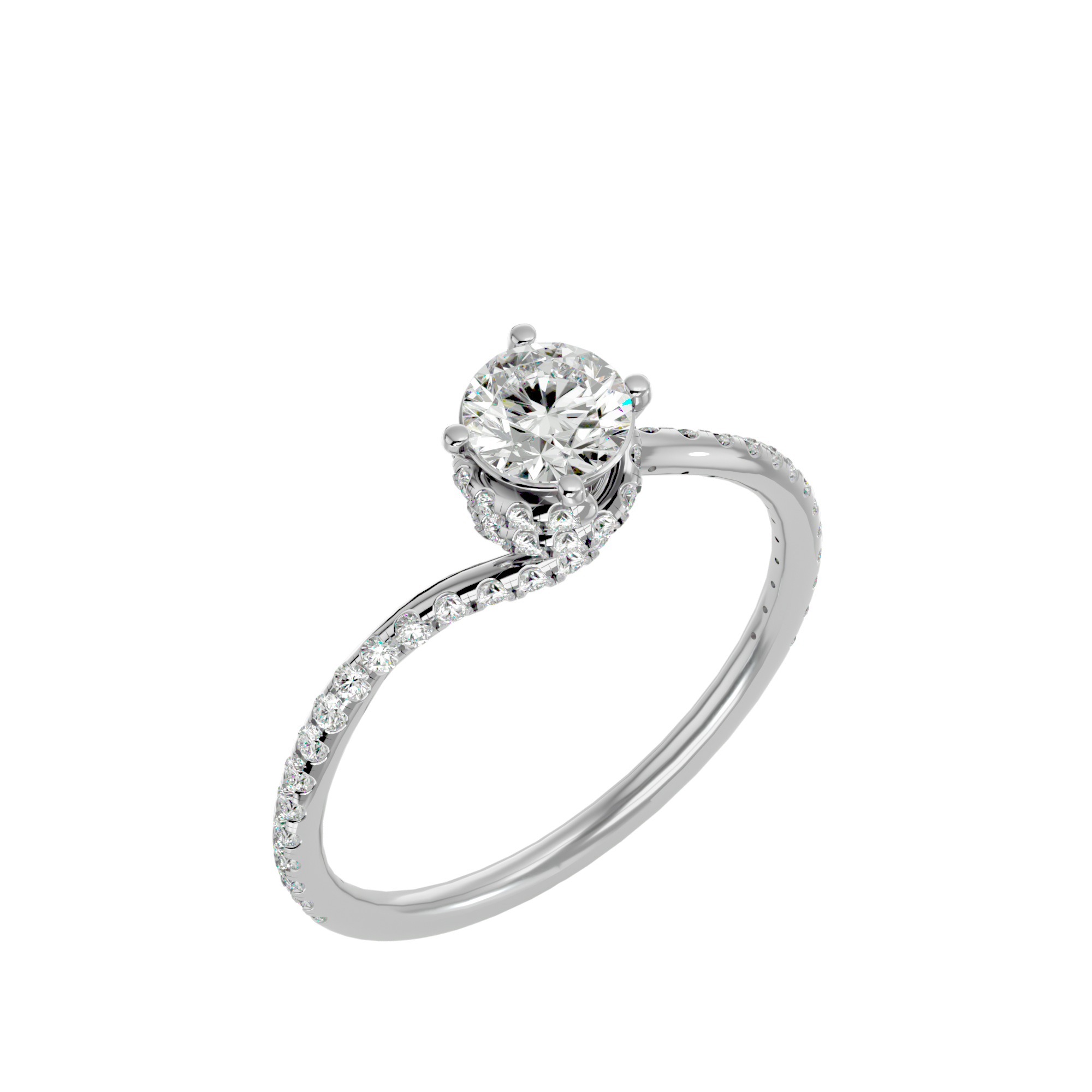 Aura Solitaire Ring