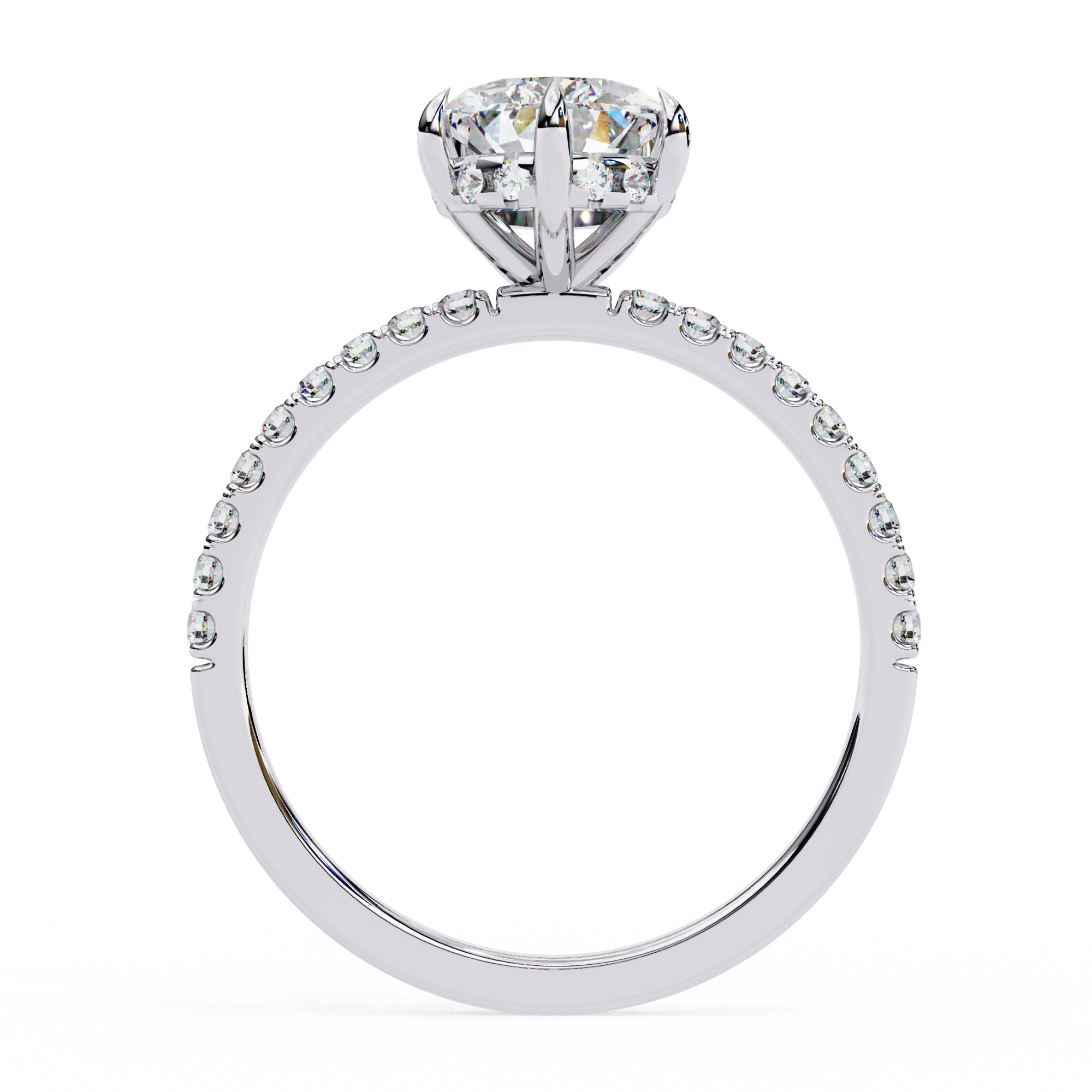 Omega Solitaire Ring