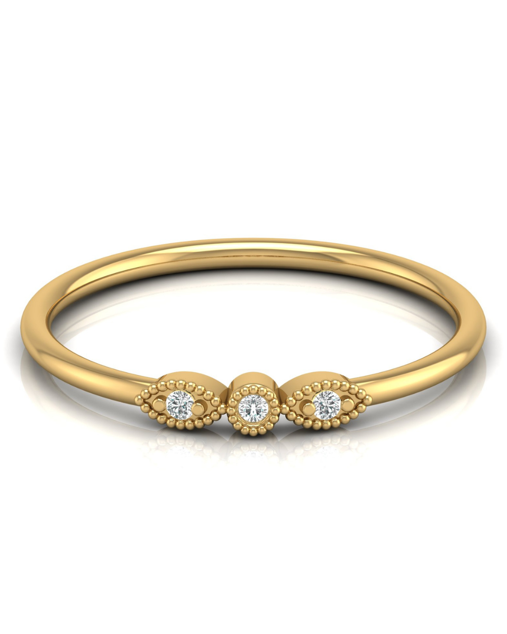 Rose Diamond Band