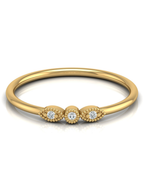 Rose Diamond Band