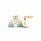 Rainbow Diamond Kids earrings