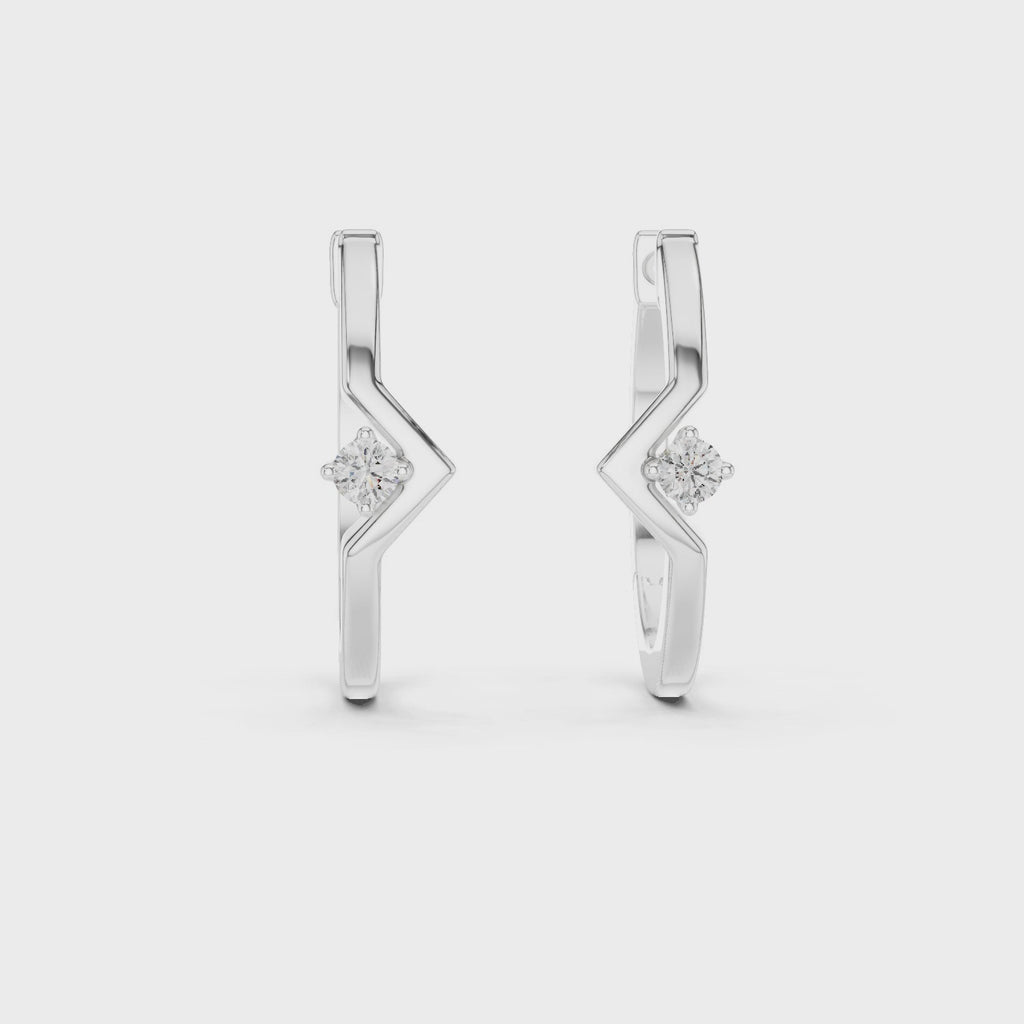 Kiara Solitaire Earring