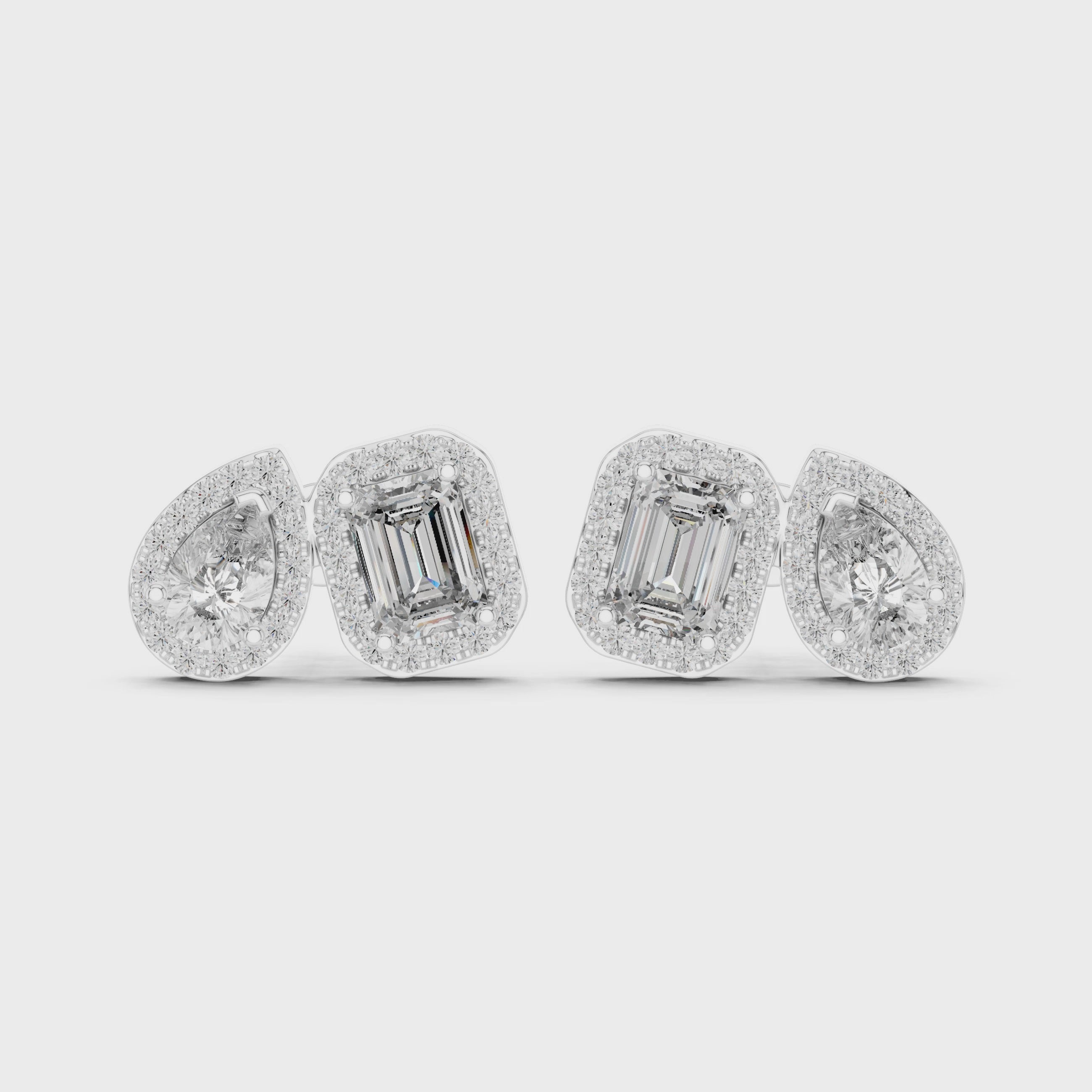Audrey Diamond Earring