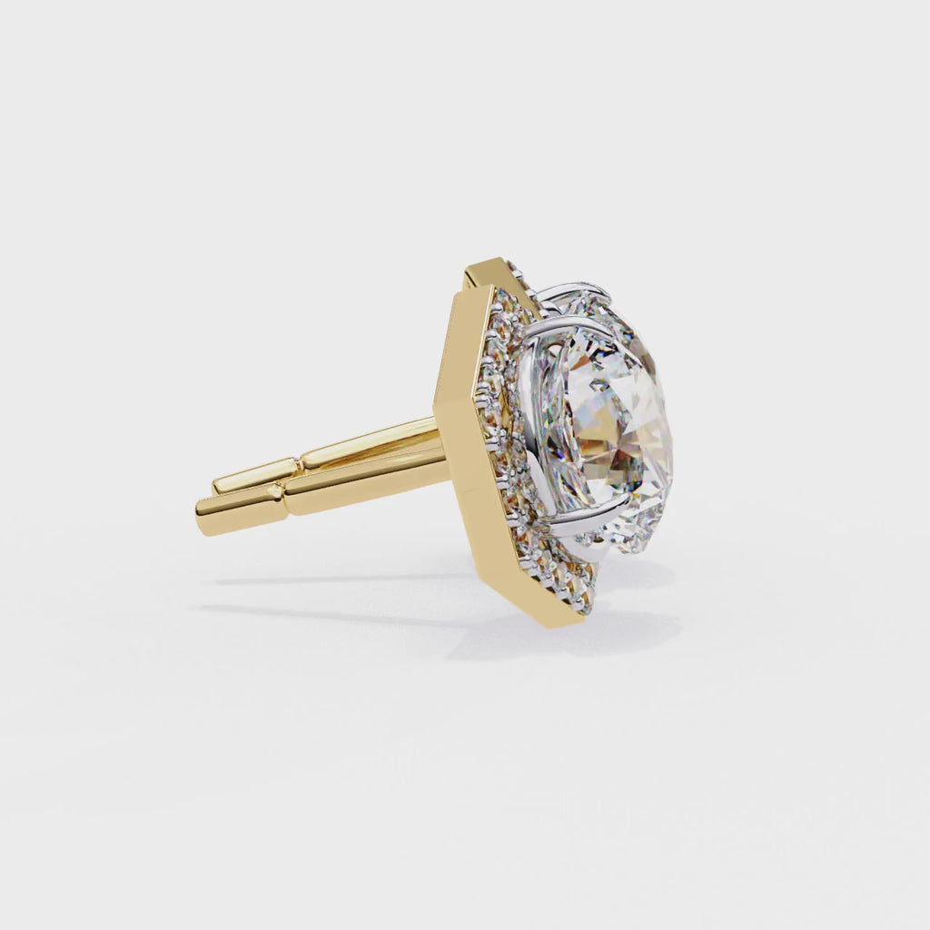 Eleanor Solitaire Earring