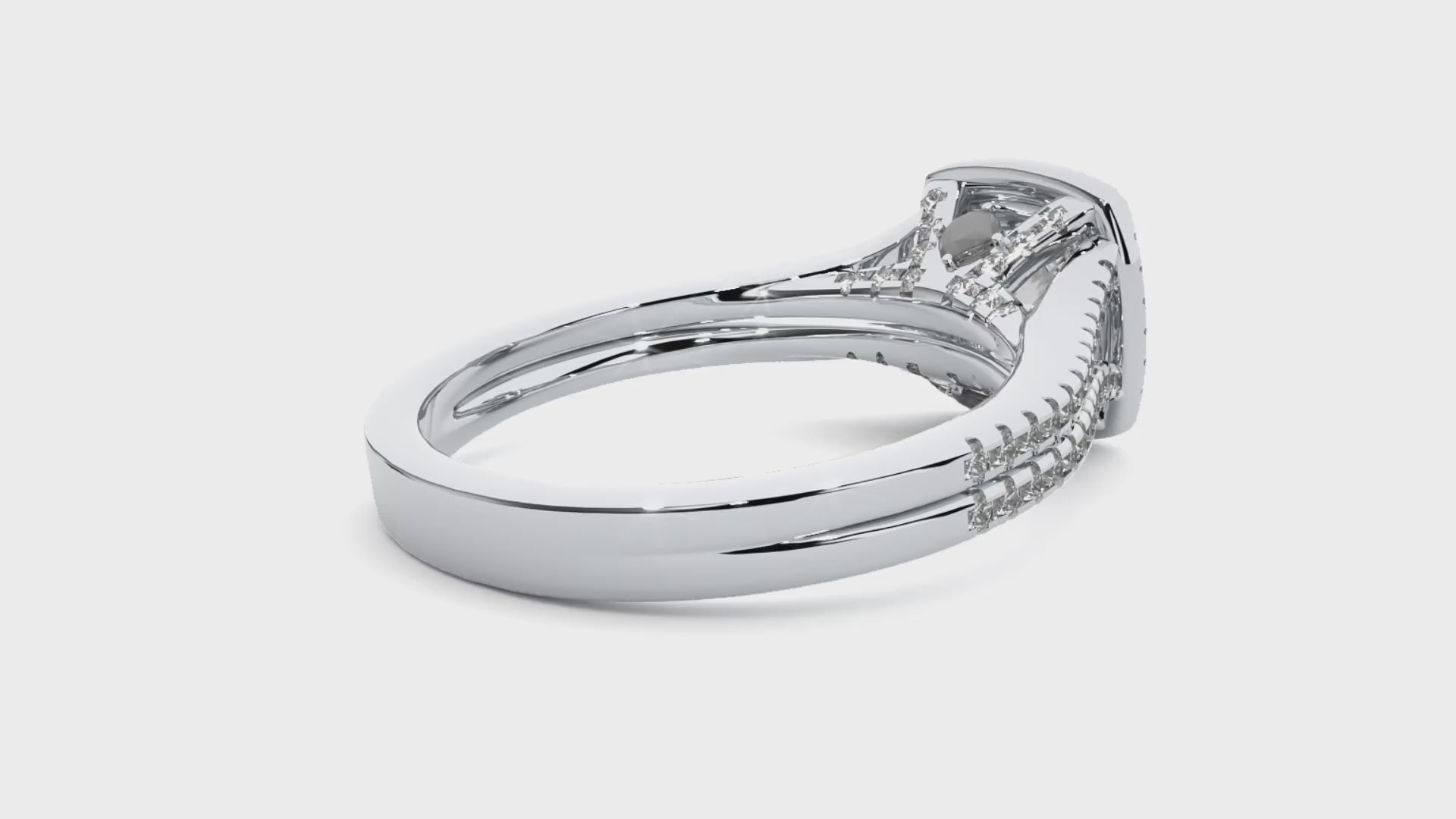 Rosa Halo Ring