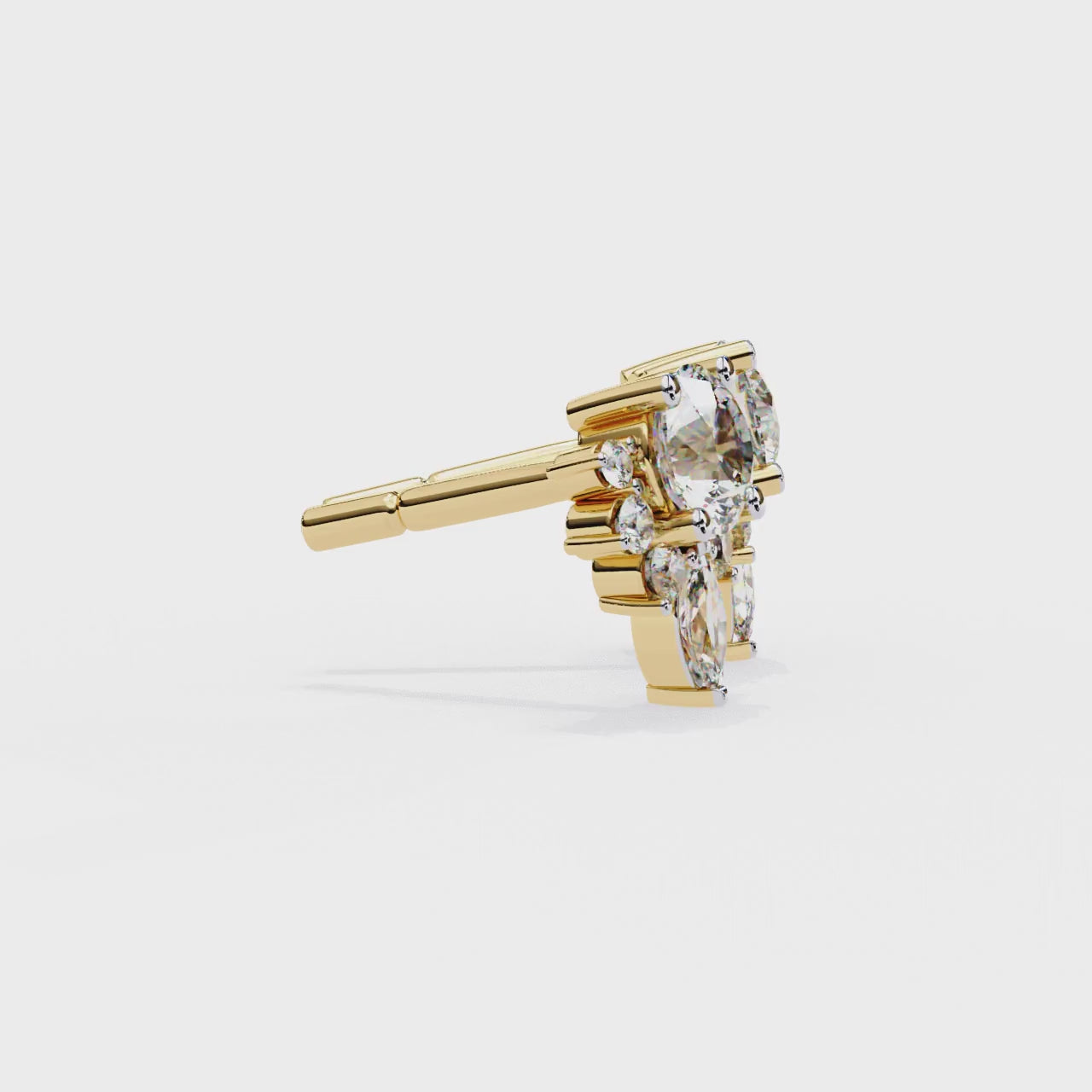 Astra Solitaire Earring