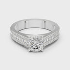 Iris Solitaire Ring
