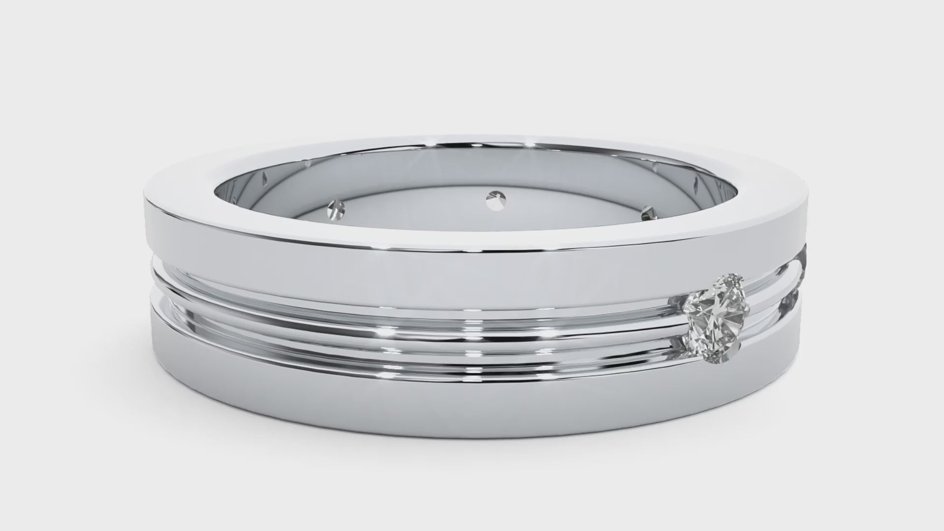 Christiana Mens Studded Ring
